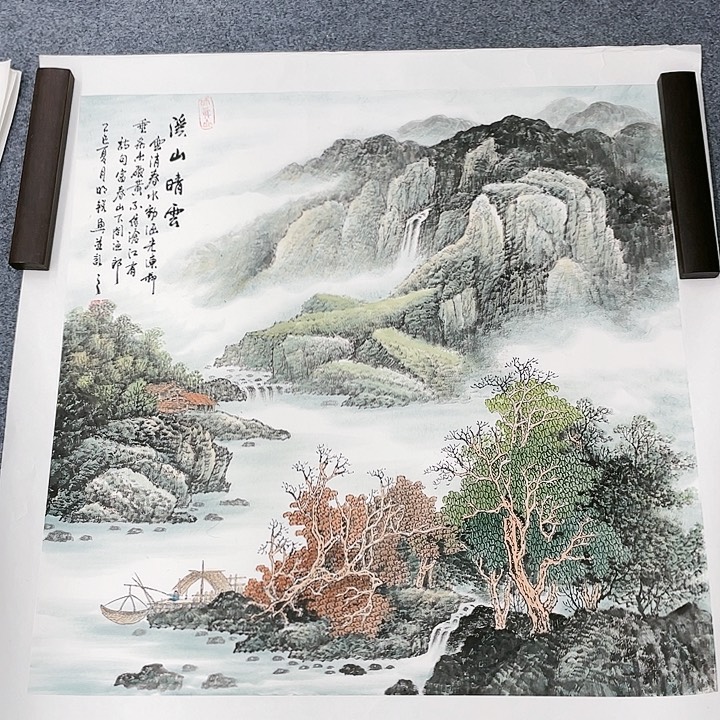 国画纯手绘国画作品