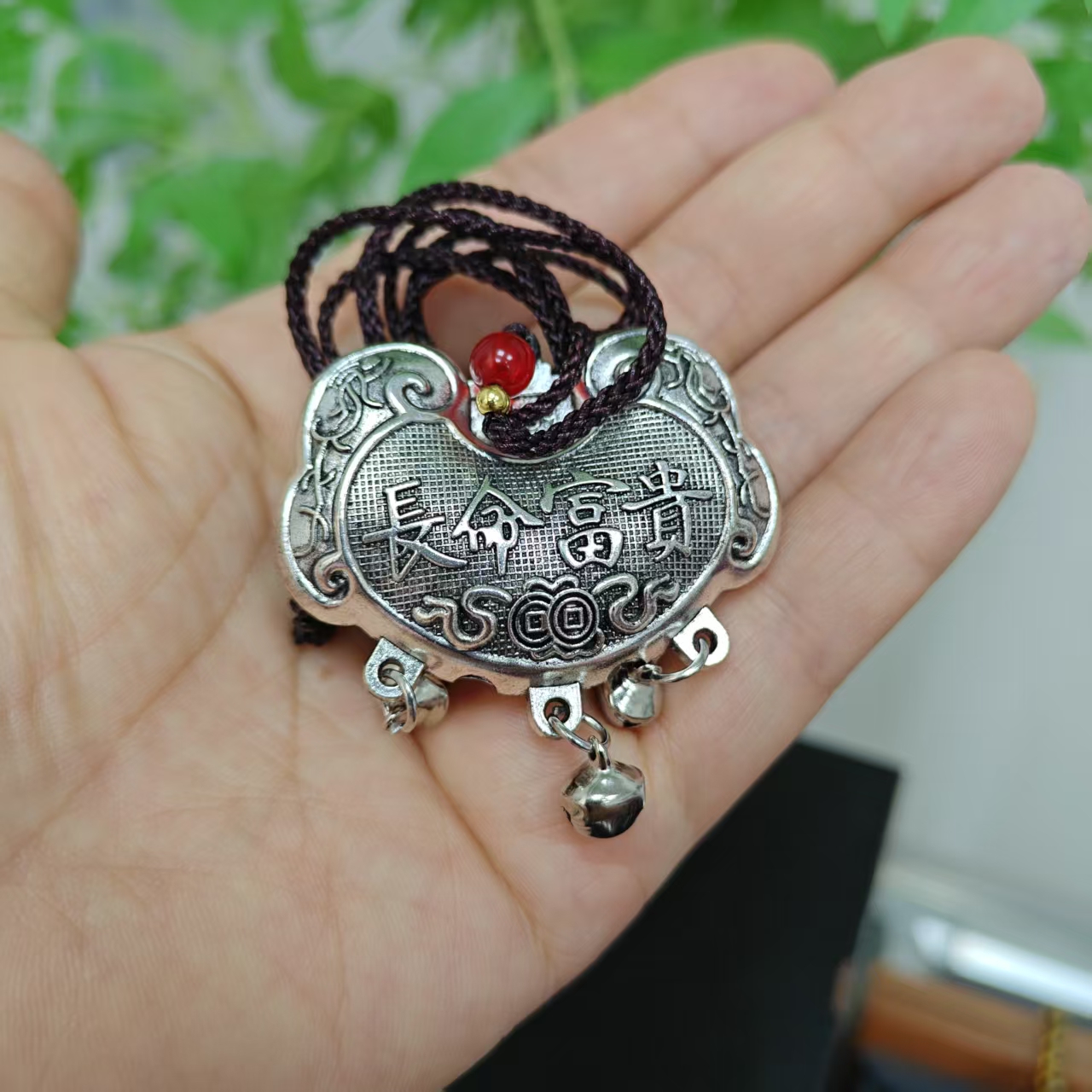 合金吊坠 吉祥如意平安锁