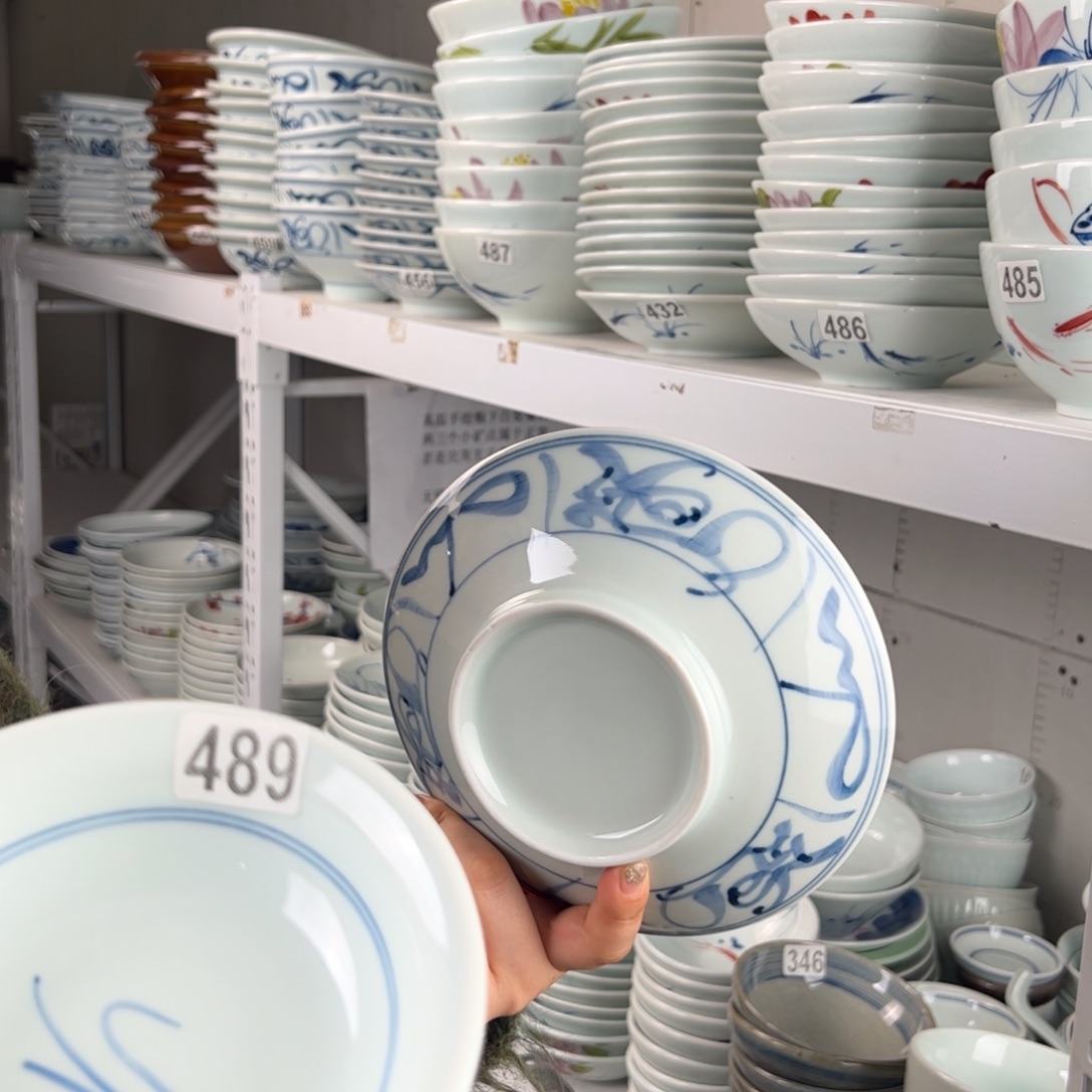 微瑕福利山茶花7寸玉兰盘（单只装）