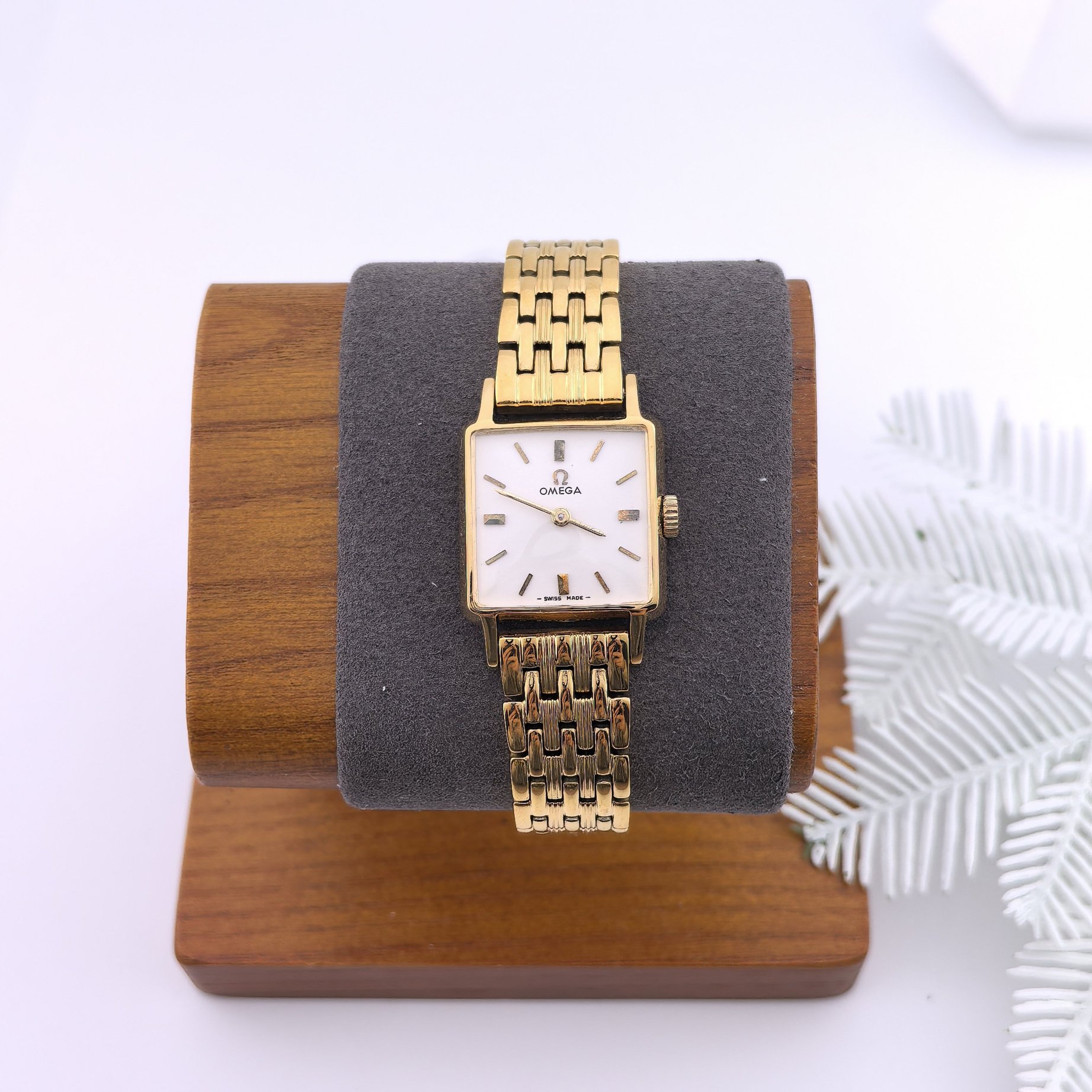 95新 Omega/欧米茄 欧米茄女表/手动机械/表经20.5mm/01728