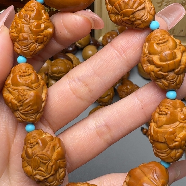 橄榄核手串/手链福利财神