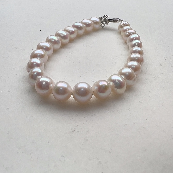 钛钢手绳淡水珍珠