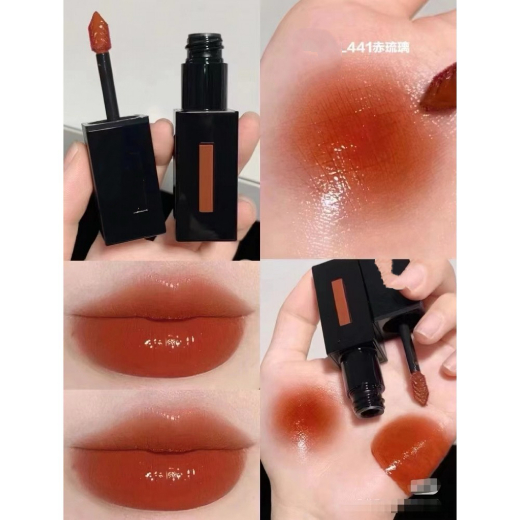 新款 唇釉小黑条口红学生党显白416440