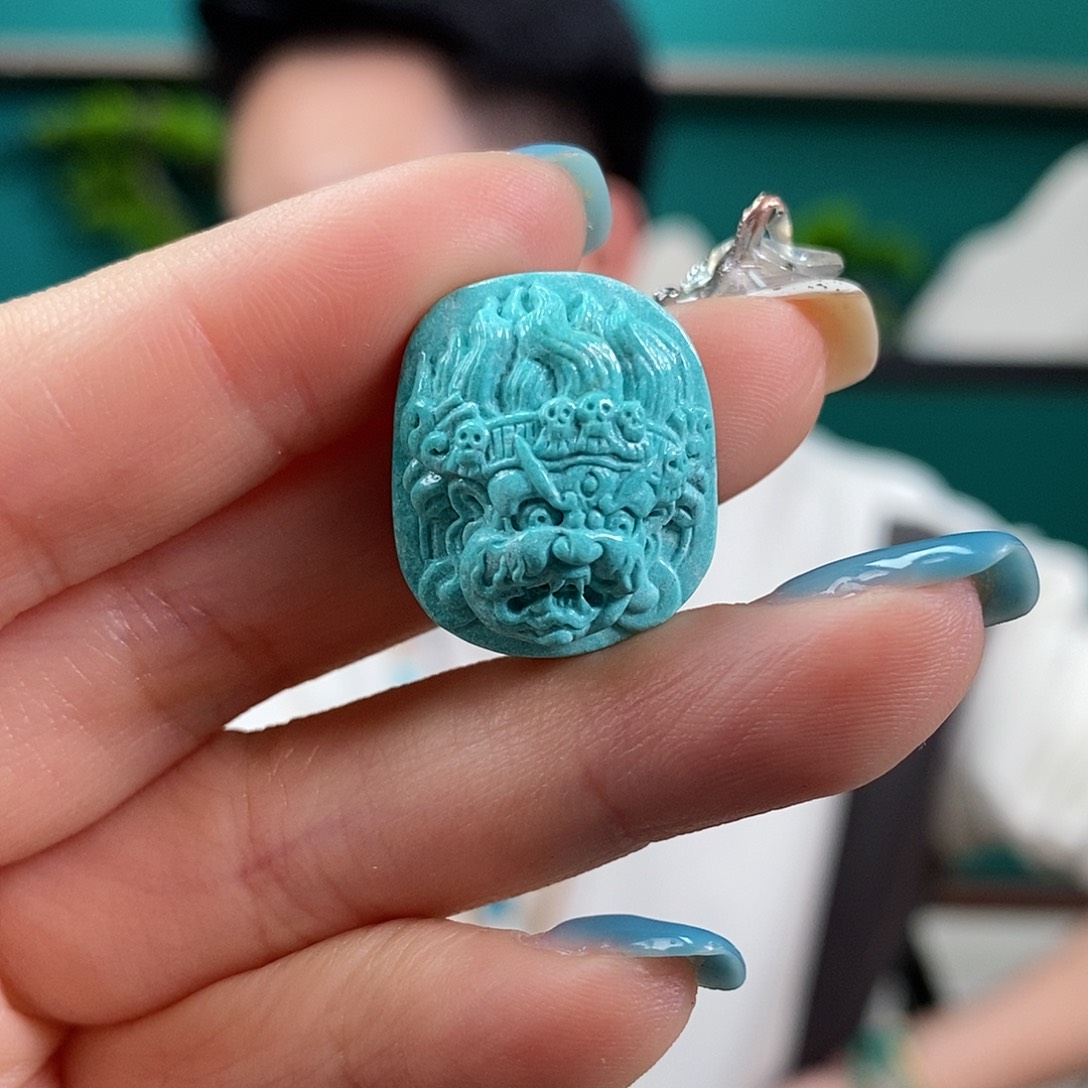 绿松石珠宝奇石未镶嵌