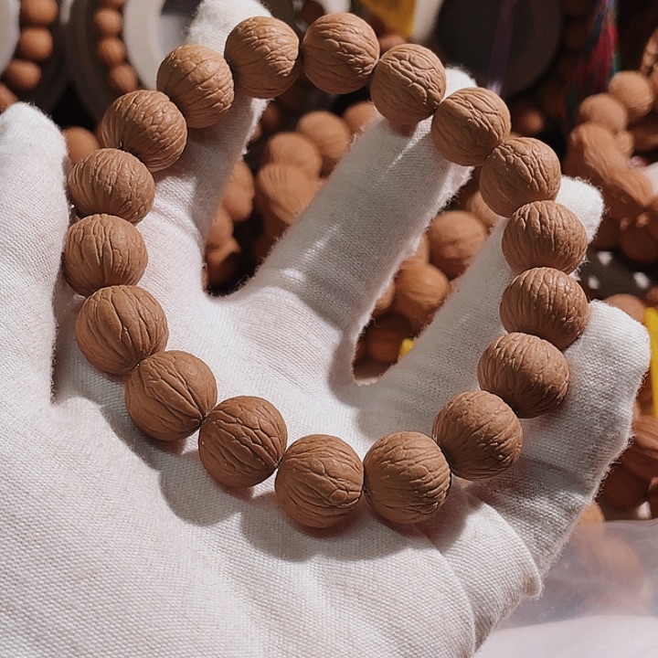 猴头核桃手串自**风磨盘凤羽