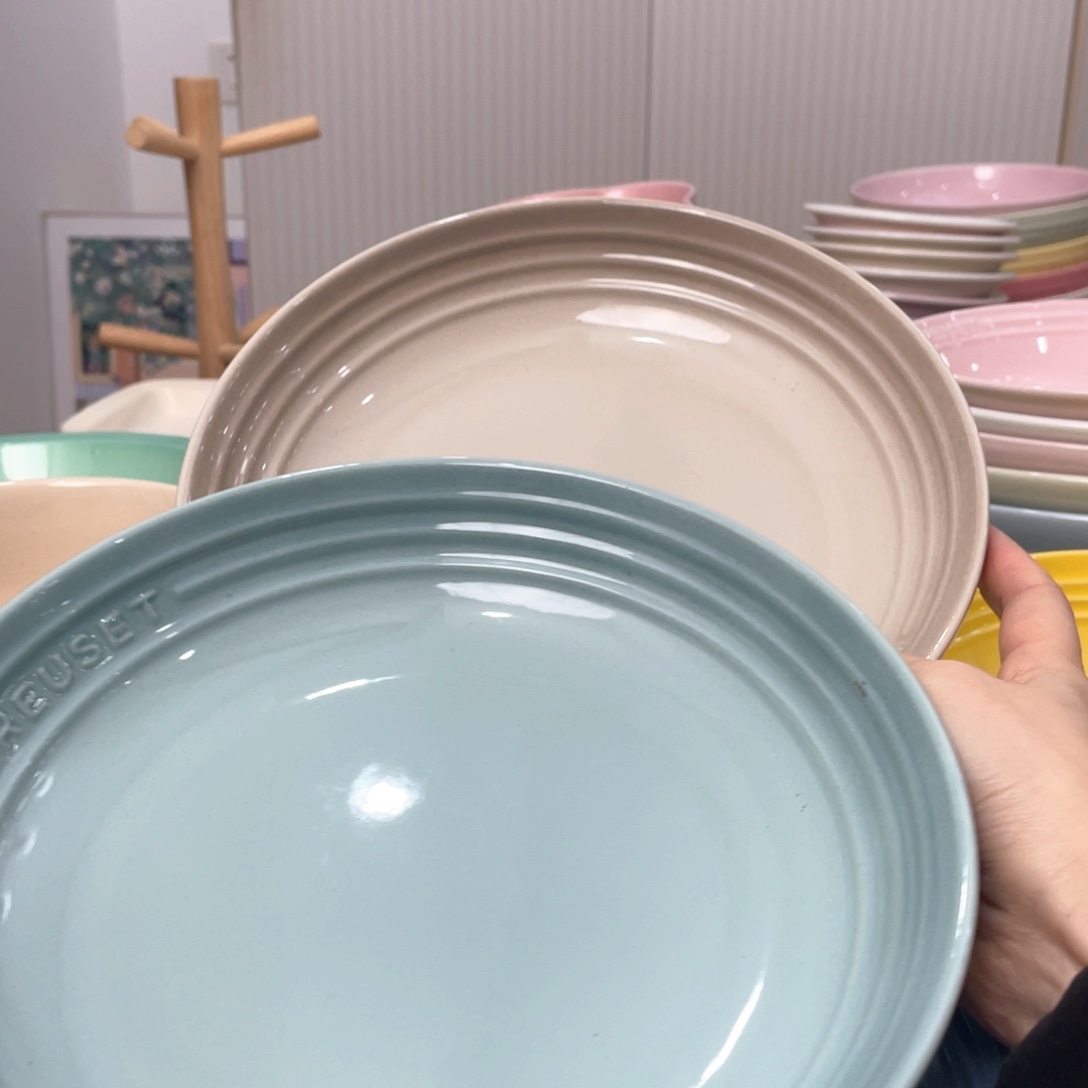 瓷片微瑕2个9英寸温哥华深盘