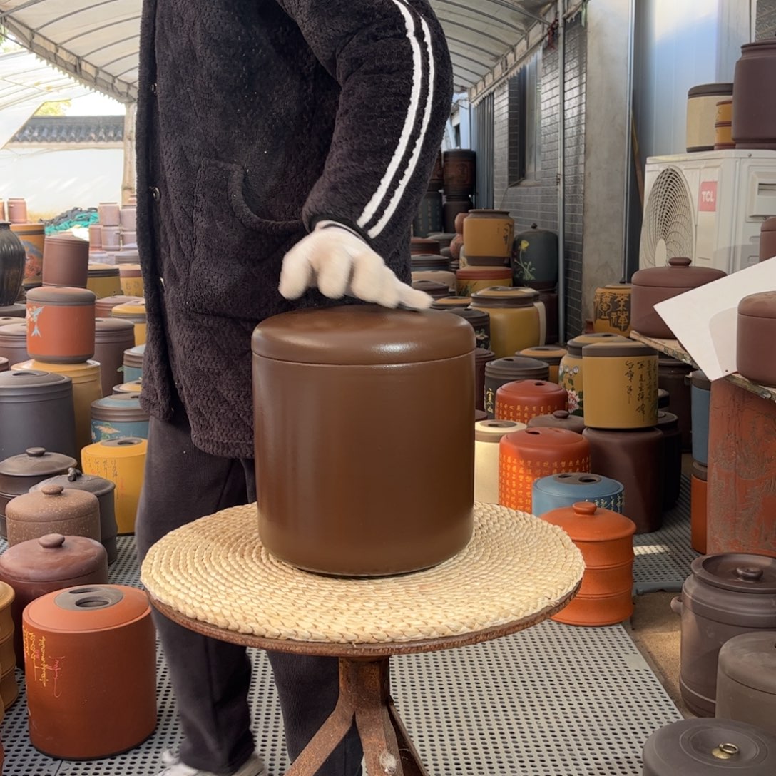 紫砂茶叶罐8 饼茶叶罐