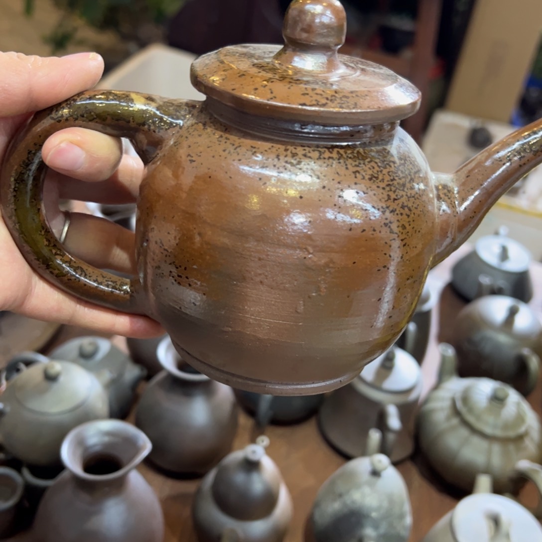 贵台龙窑柴烧茶壶34