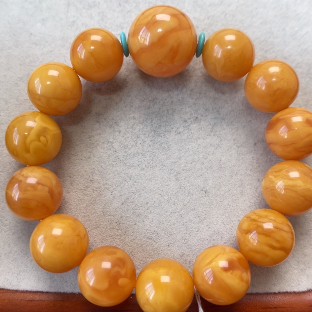 蜜蜡未镶嵌手链蜜蜡