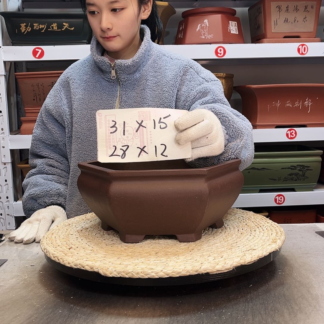 紫砂花盆紫砂花盆