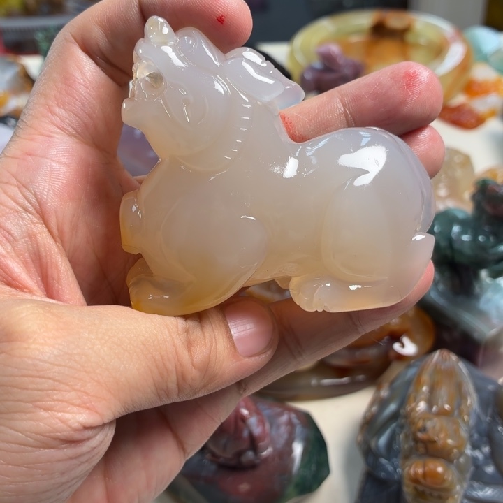 玛瑙/玉髓未镶嵌吊坠(不含链)