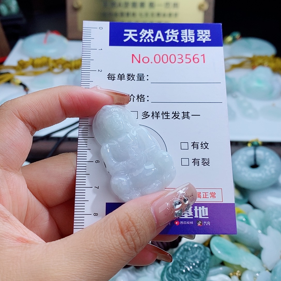 翡翠未镶嵌颈饰3561