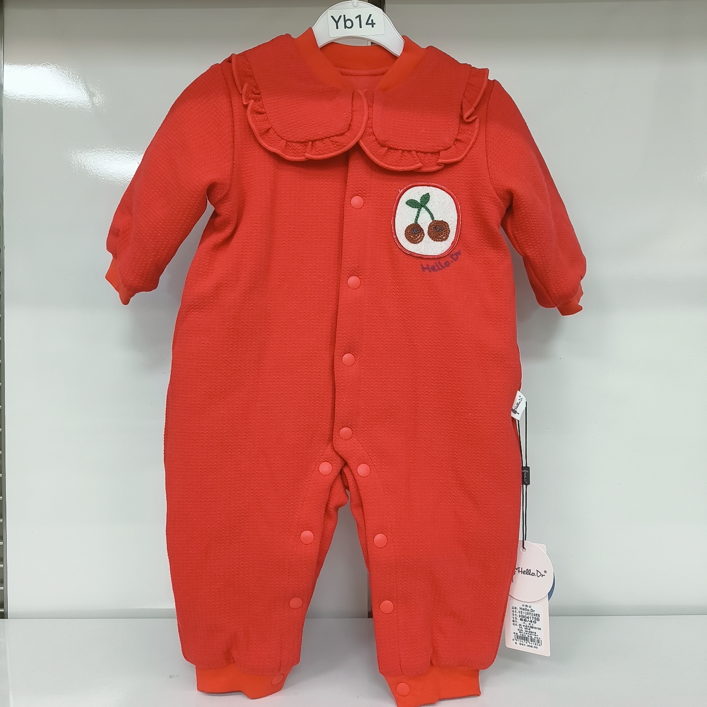 【衣拉拉等中厚棉闭裆连体】秋冬款婴幼儿爬服外出夹棉男女宝哈衣