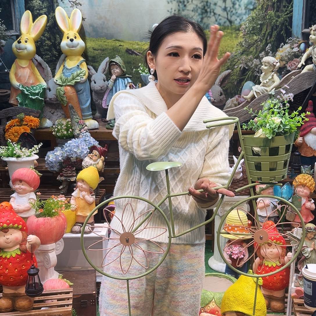 花园摆件红红火火