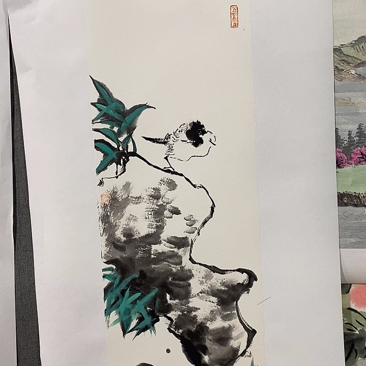 国画手写手绘作品123