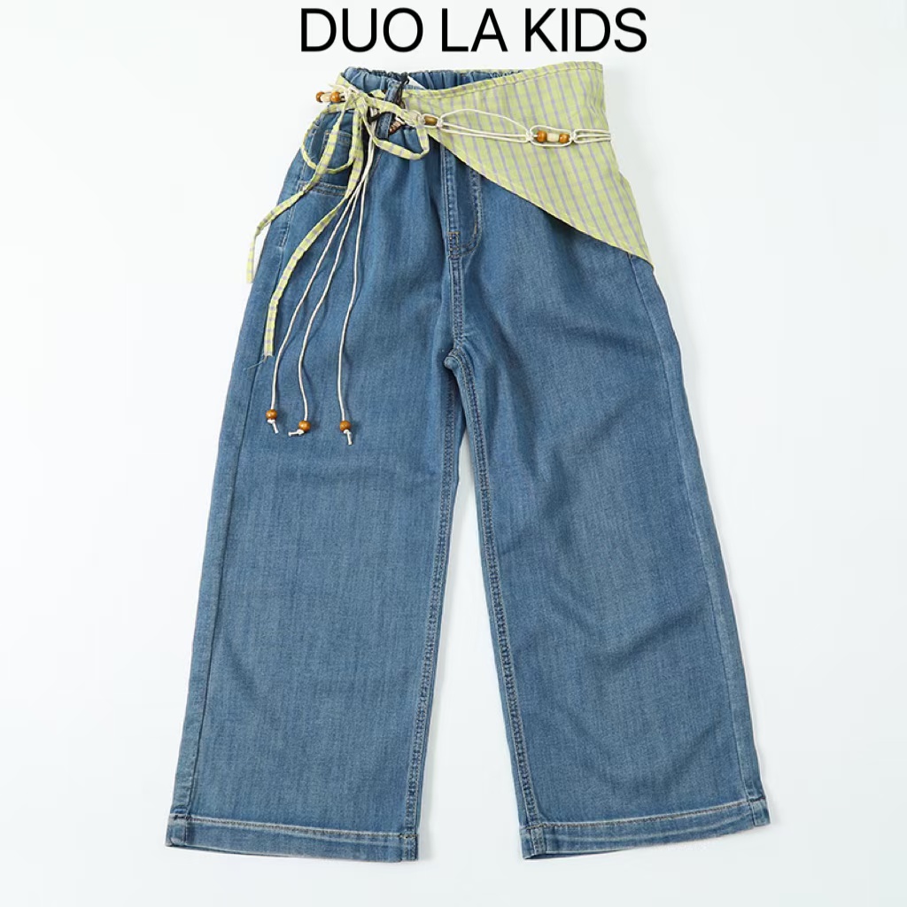 S0174波西米亚风牛仔阔腿裤