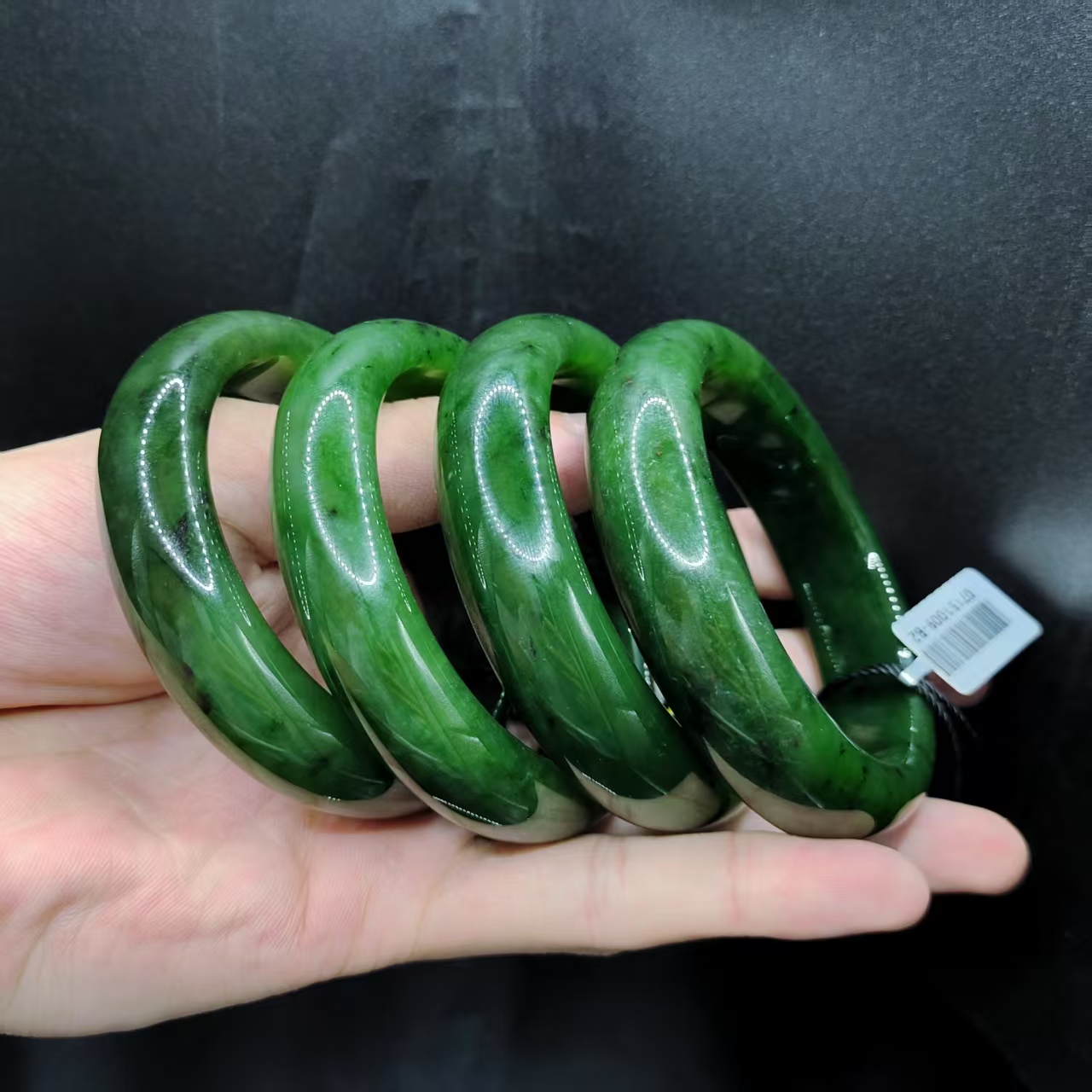 【老三珠宝】和田玉宽条手镯Y36-B2【多样性发其一】圈口52-63mm