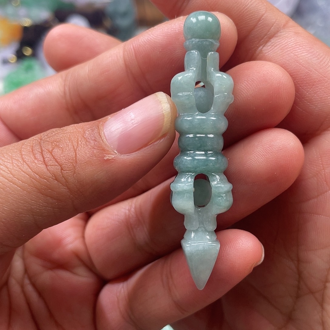 颈饰未镶嵌翡翠翡玉缘翡翠