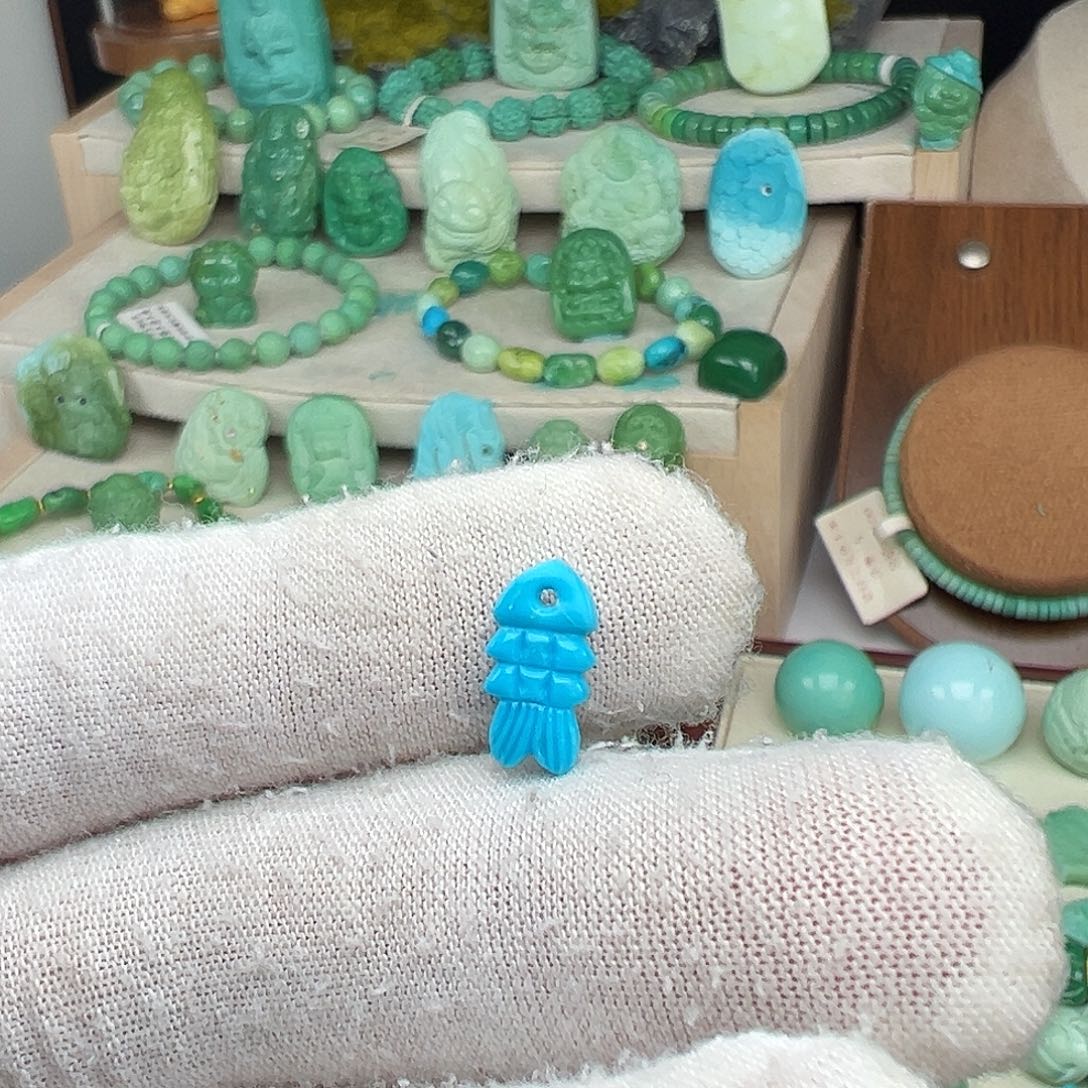 绿松石未镶嵌主播夏