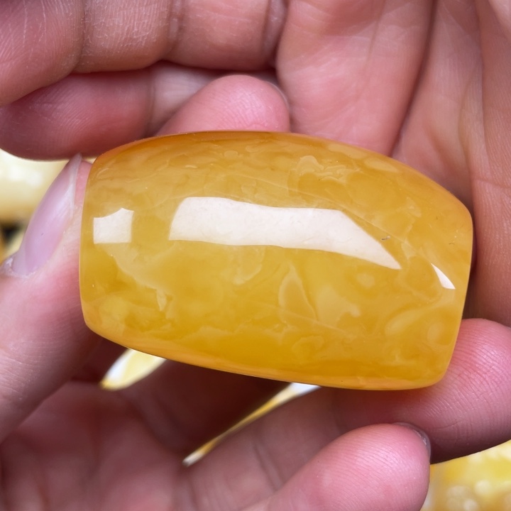 裸石蜜蜡未镶嵌蜜蜡马蹄珠