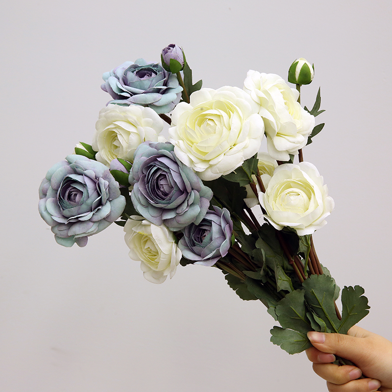 三头露莲花家居摆件