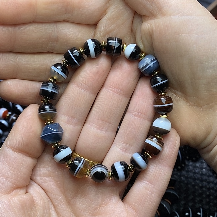 玛瑙/玉髓未镶嵌手链