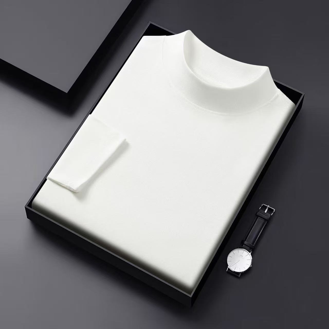 秋冬加绒加厚时尚男女同款重磅圆领套头打底卫衣W-788