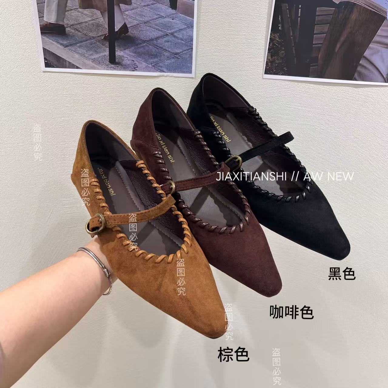 6233-27主推韩版时尚百搭气质爆款秋季新款日常女鞋单鞋