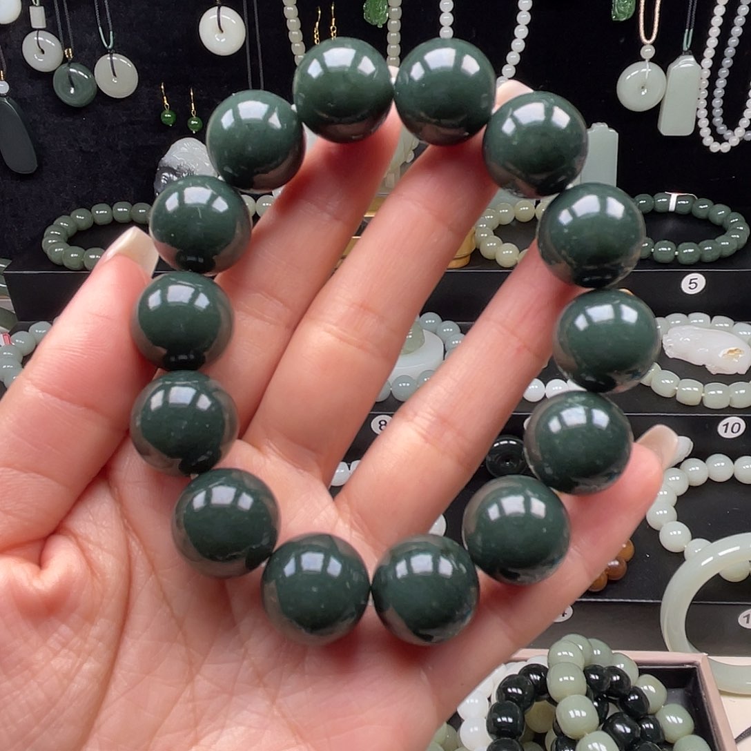 和田玉手串未镶嵌