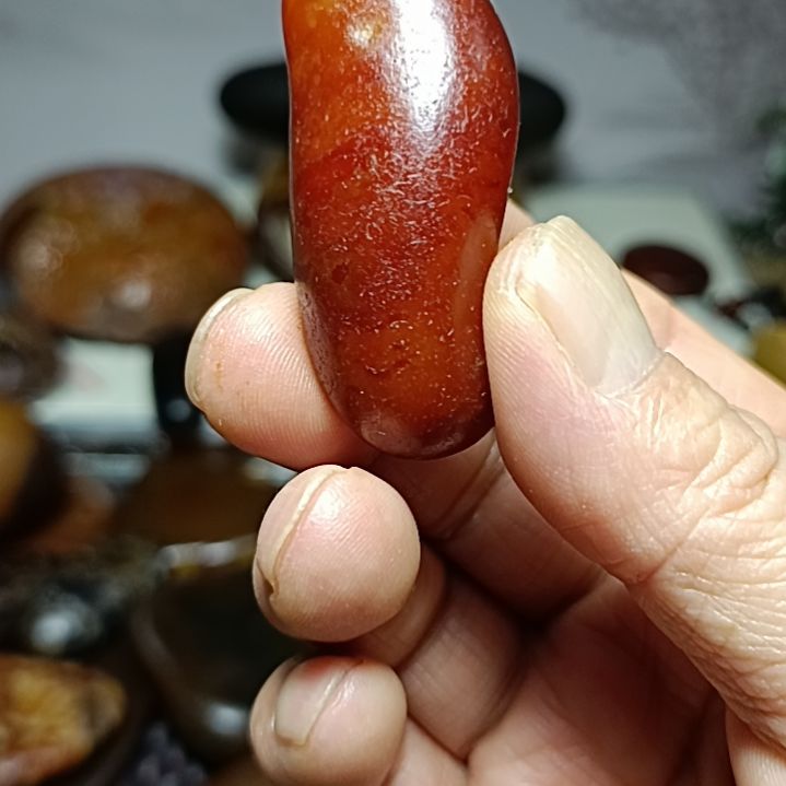 彩***空石材精品马料摆件把件