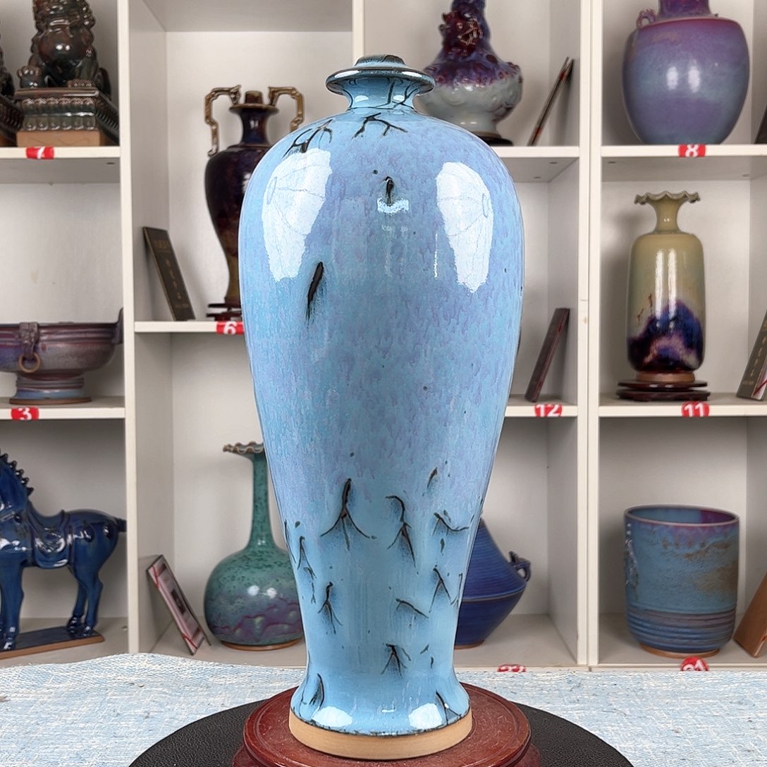 瓷片无*月摆件……梅瓶……