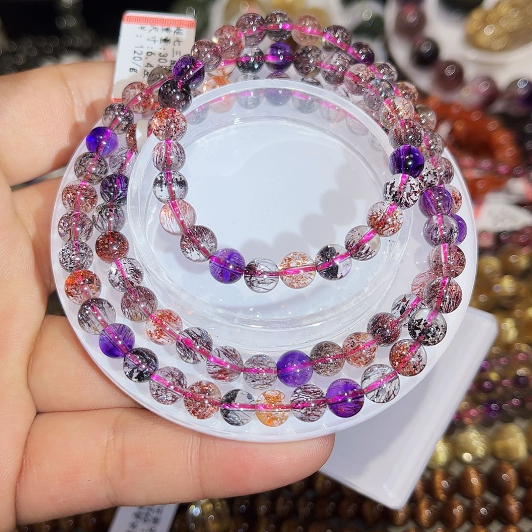 水晶手链未镶嵌超七手链