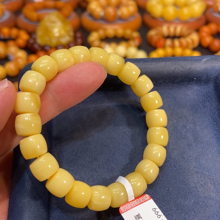 蜜蜡手链未镶嵌蜜蜡