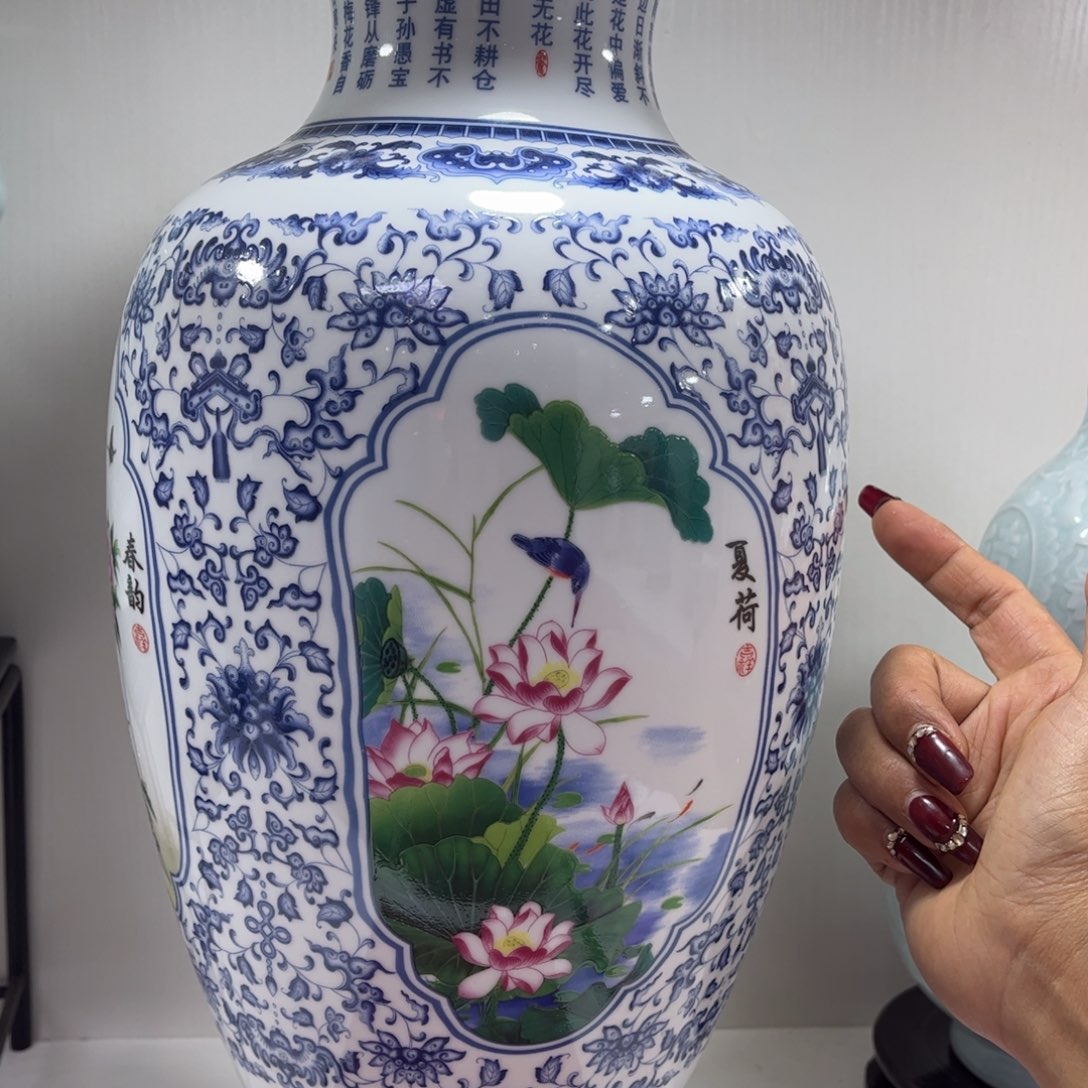 景德镇陶瓷花瓶摆件