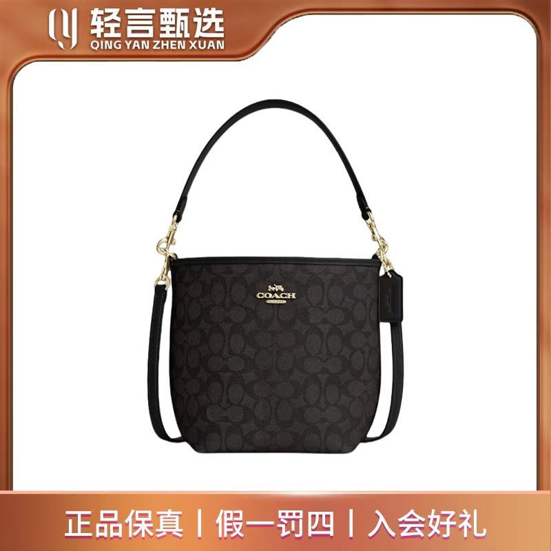 95新 COACH/蔻驰 【冰冰专属】单肩包/C313780/17*21