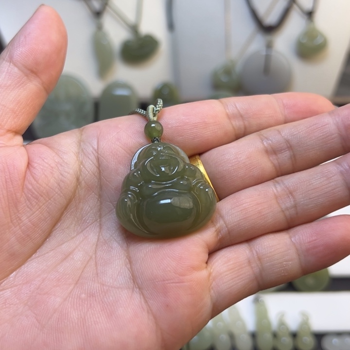 和田玉未镶嵌吊坠(不含链)666