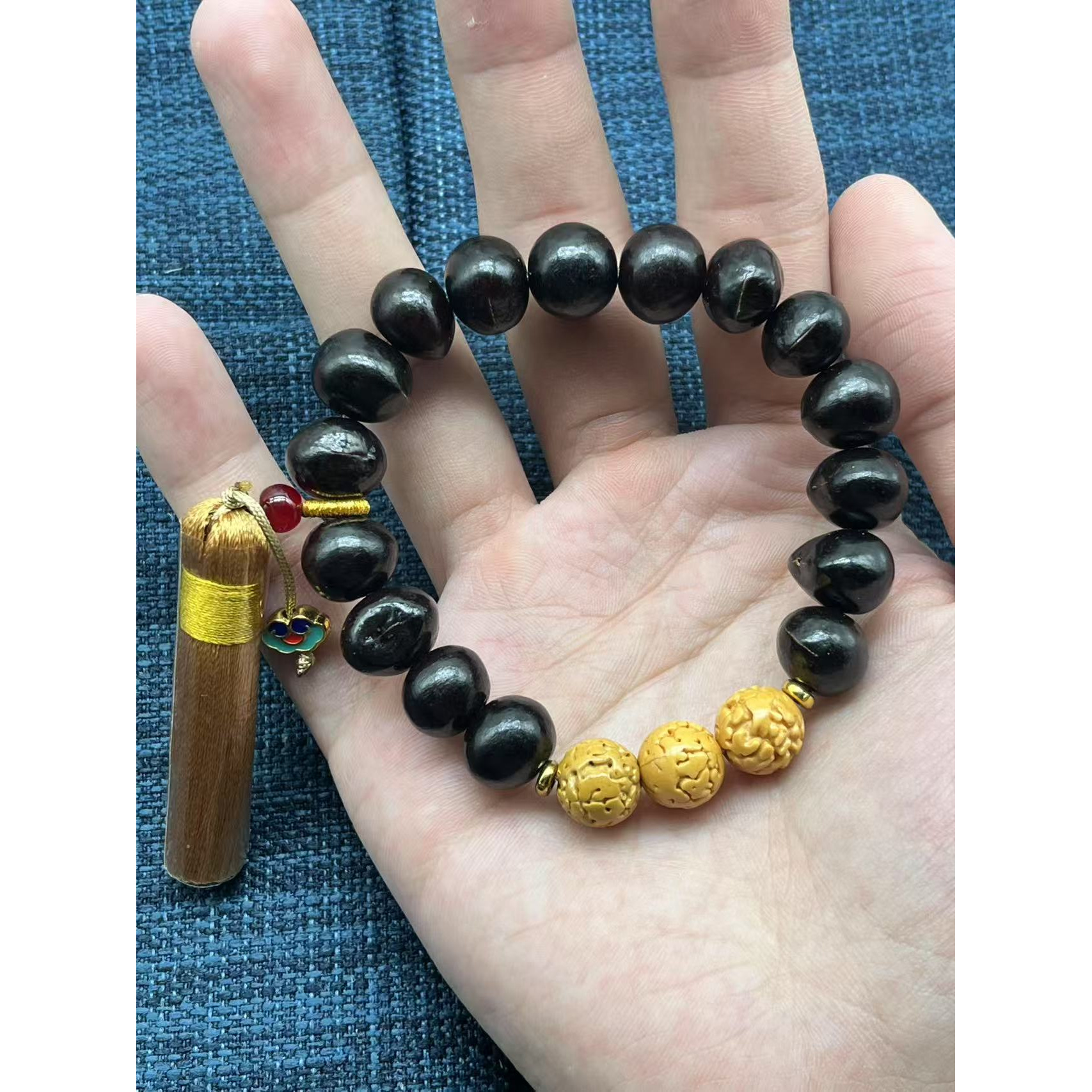 无患子菩提单圈精美手串约卡12无礼盒 1400