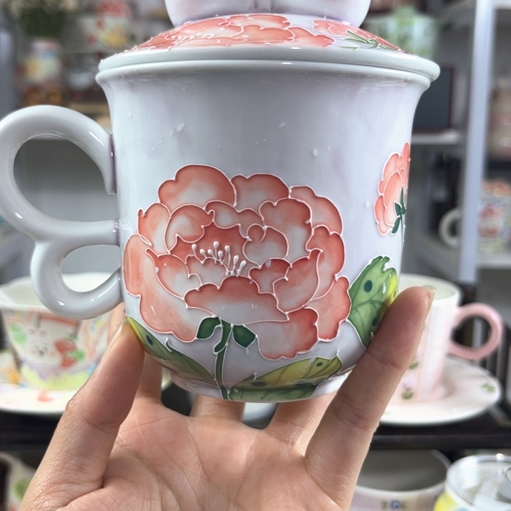 手绘高温釉下彩陶瓷