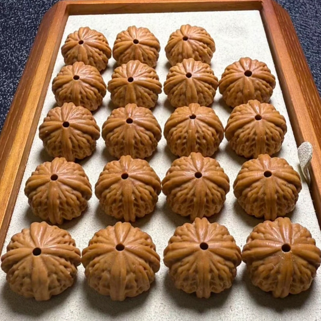 大四棱京八棱猴头核桃精工手持17左右带三通