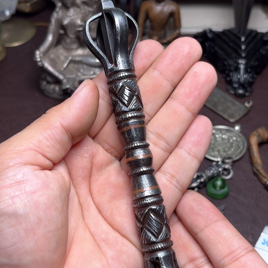 铜星月菩提挂件菩提