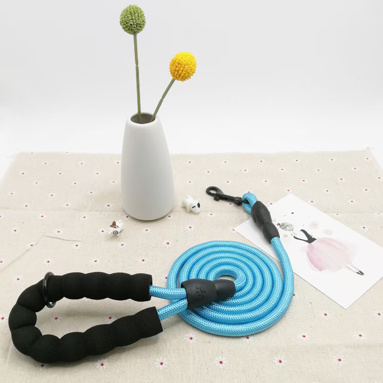 狗狗牵引绳小型犬遛狗绳宠物用品小型犬狗链柯基专用狗绳子中型犬