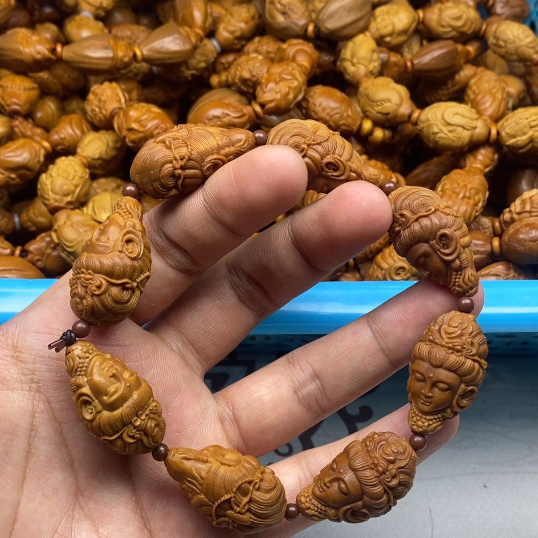 橄榄核手串/手链橄榄核雕刻工艺宇