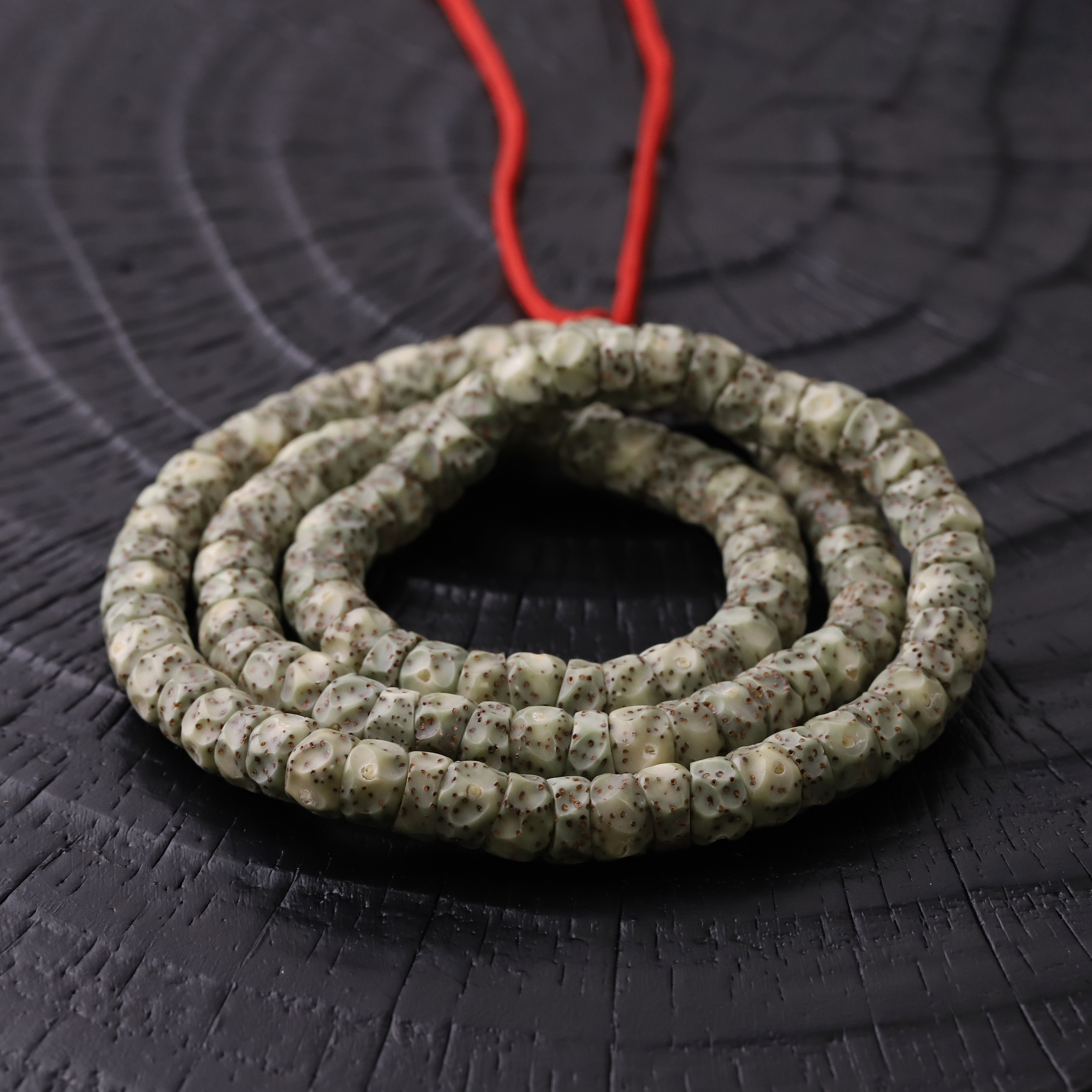 S8100【骨冰无相大肠】纯手工定制款星月菩提单圈 108文玩手串