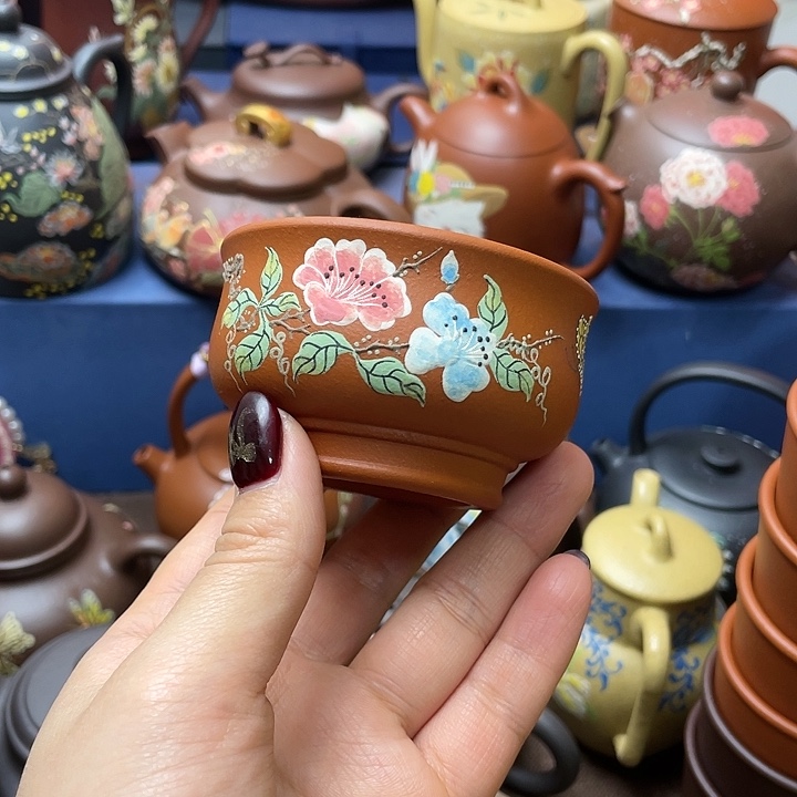 茶杯紫砂紫砂主人杯100cx