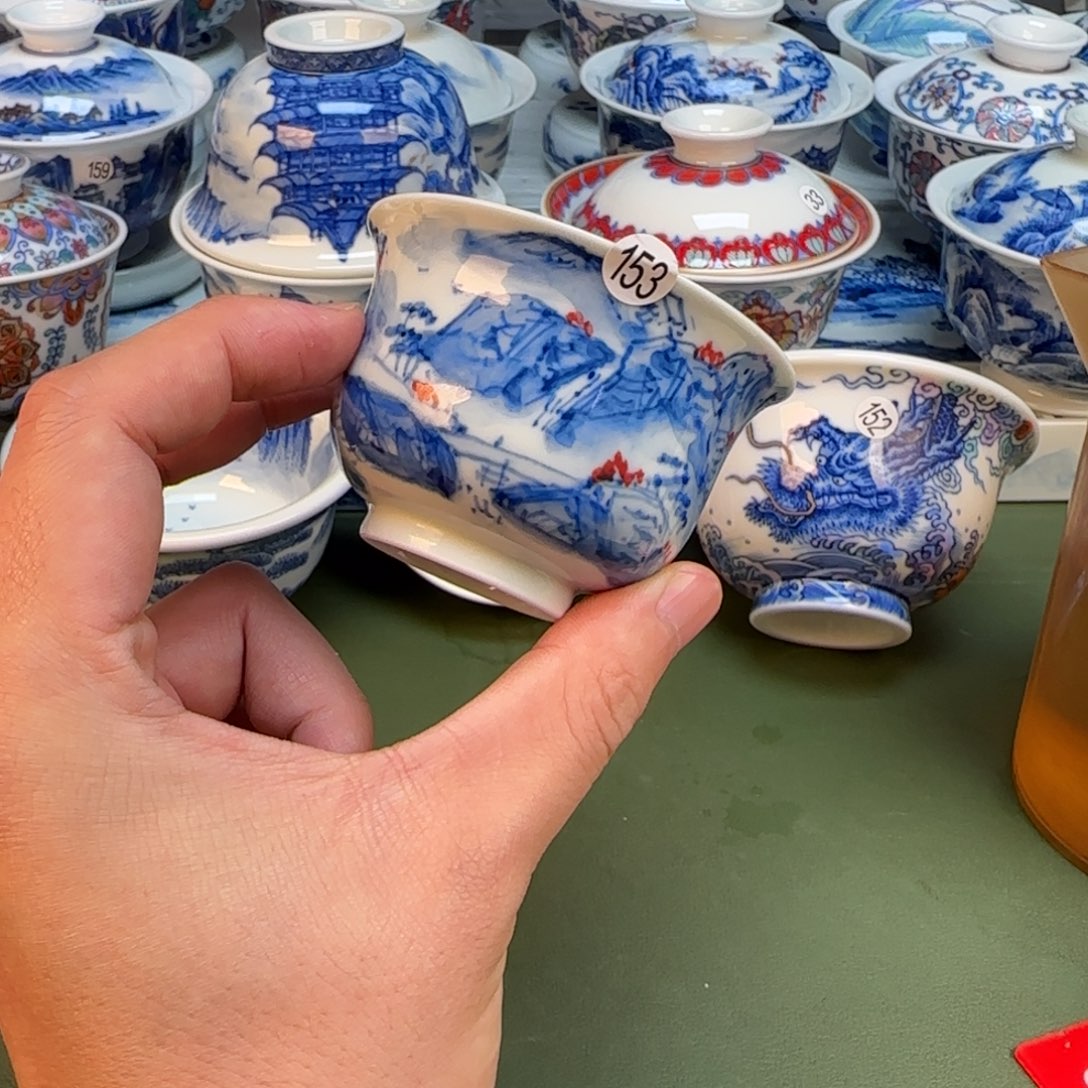 彦祖纯手工手绘茶具153