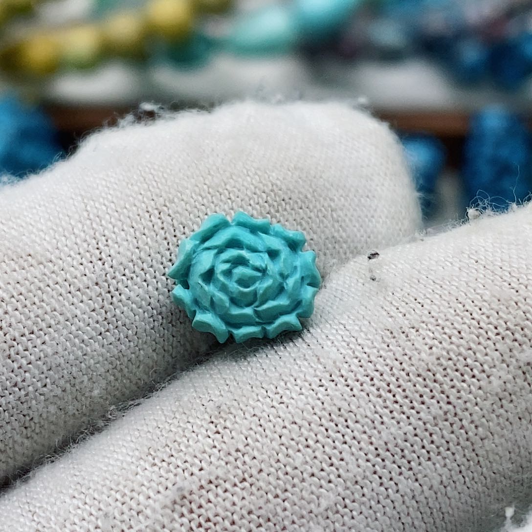 绿松石珠宝奇石未镶嵌