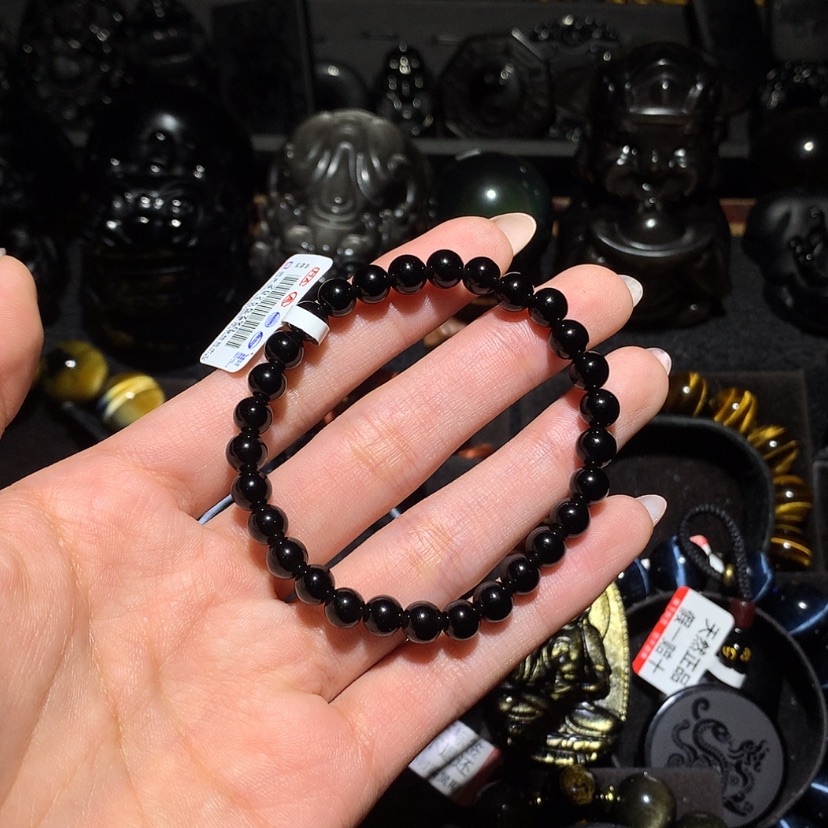 【闪购商品】未镶嵌黑曜岩珠宝奇石?**堂