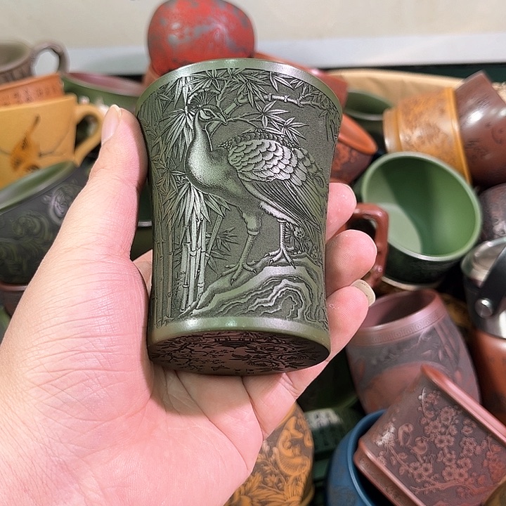 茶杯紫砂全手工紫砂主人杯