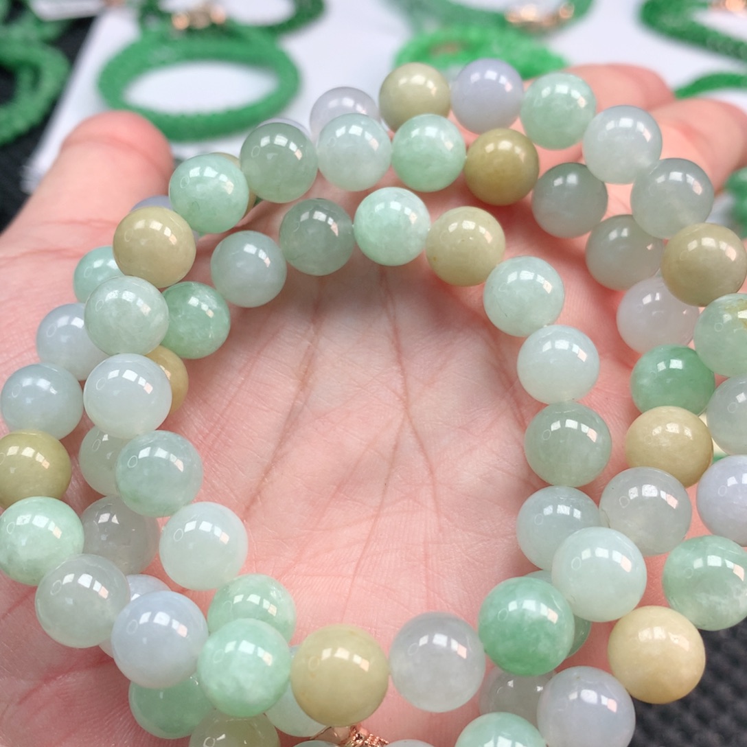 翡翠手链未镶嵌翡翠