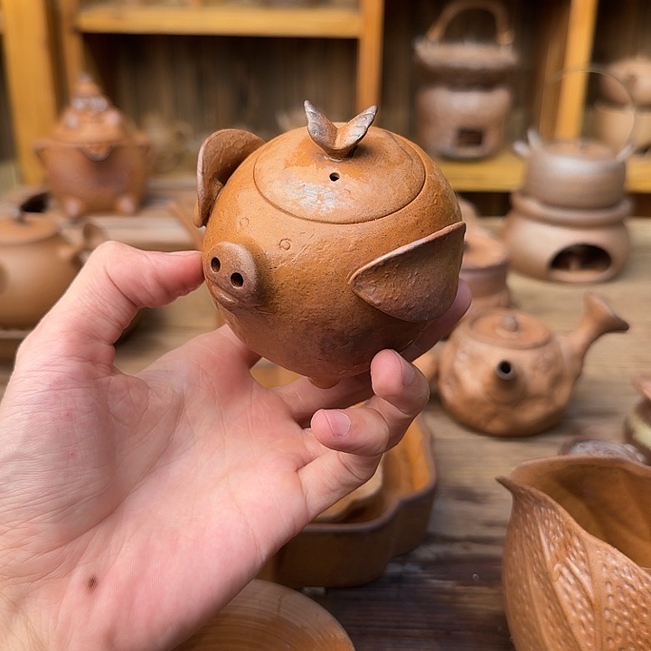 原矿老岩泥茶器系列